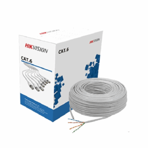CABLE UTP HIKVISION CAT 6 TIPO CU. INTERIOR - BLANCO