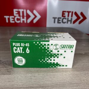RJ45 PLUG CAT 6E X 100 - SATRA - UND