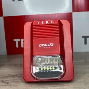 SIRENA ESTROBO 12V C/FLASH 100DB OPALUX   GL-15