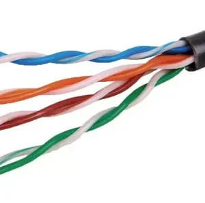 CABLE UTP HIKVISION CAT 5E TIPO CU. EXTERIOR - NEGRO UV - METROS