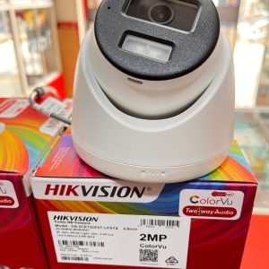 TURRET 2MP COLORVU SMART HY. IR 2OM 2.8MM C/AUDIO 2VIAS HK-DS2CE72DFOT-LPXTS